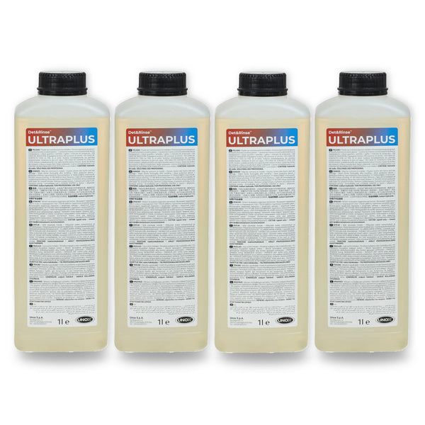 Unox Det&Rinse ULTRAPLUS oven cleaner, pack of 4 x 1 litre bottles